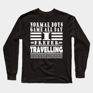 Travel caravan adventure freedom countries Long Sleeve T-Shirt